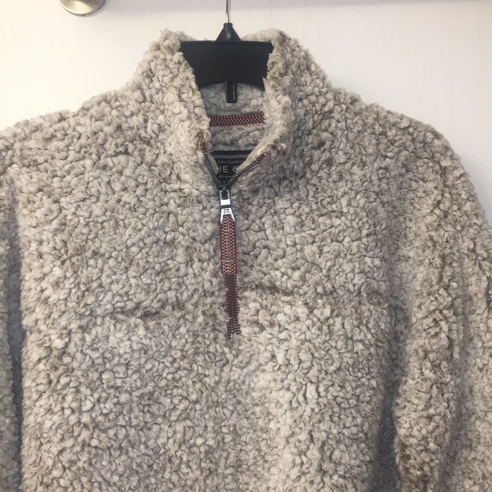 🎉FINAL PRICE🎉 true grit brown sherpa pullover